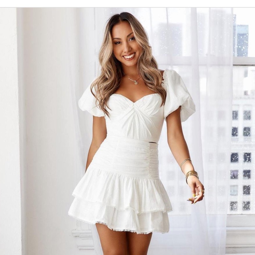 Hello Molly 2 Piece White Set